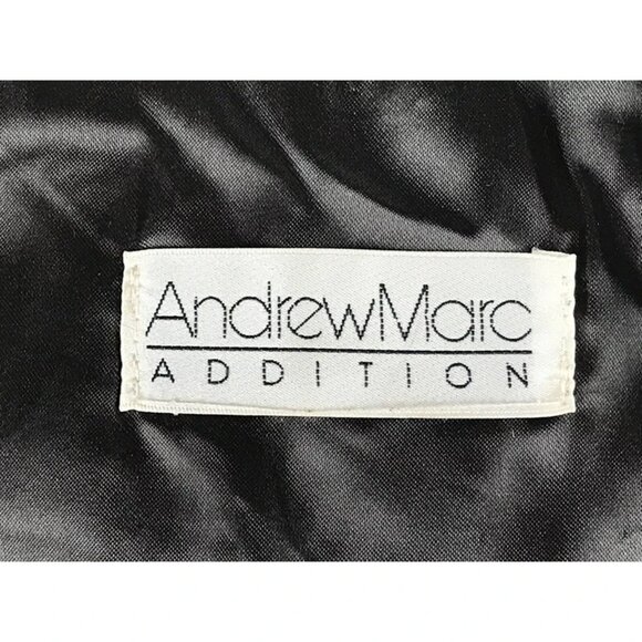 Andrew Marc Addition Sleeveless Vest Jacket Womens Black Opossum‎ Fur Size Small - Picture 8 of 11